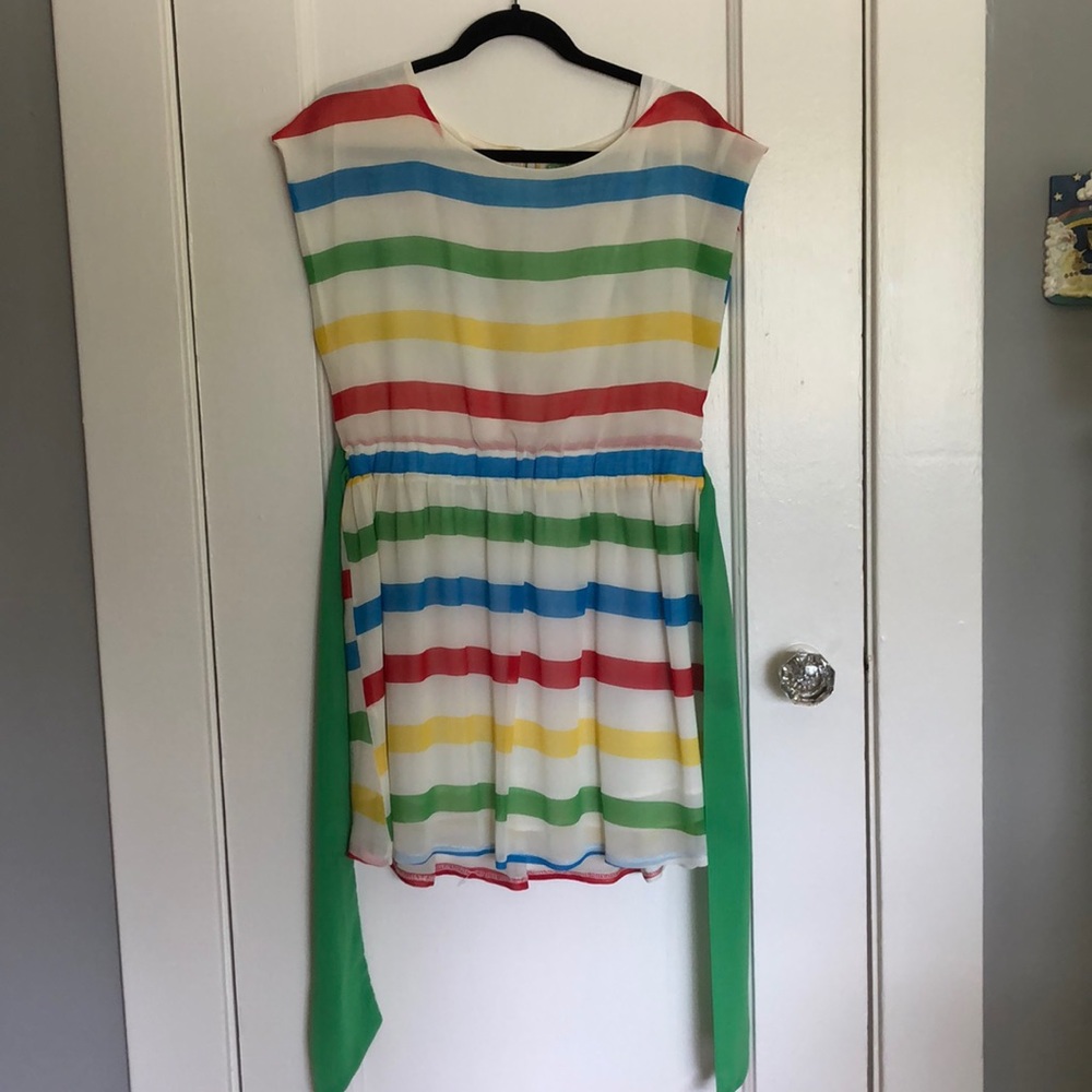 Rainbow Striped Dress